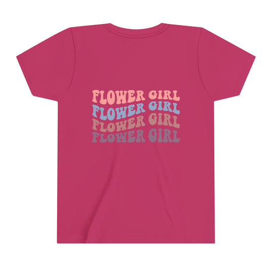 Youth Short Sleeve Tee- Groovy Flower Girl