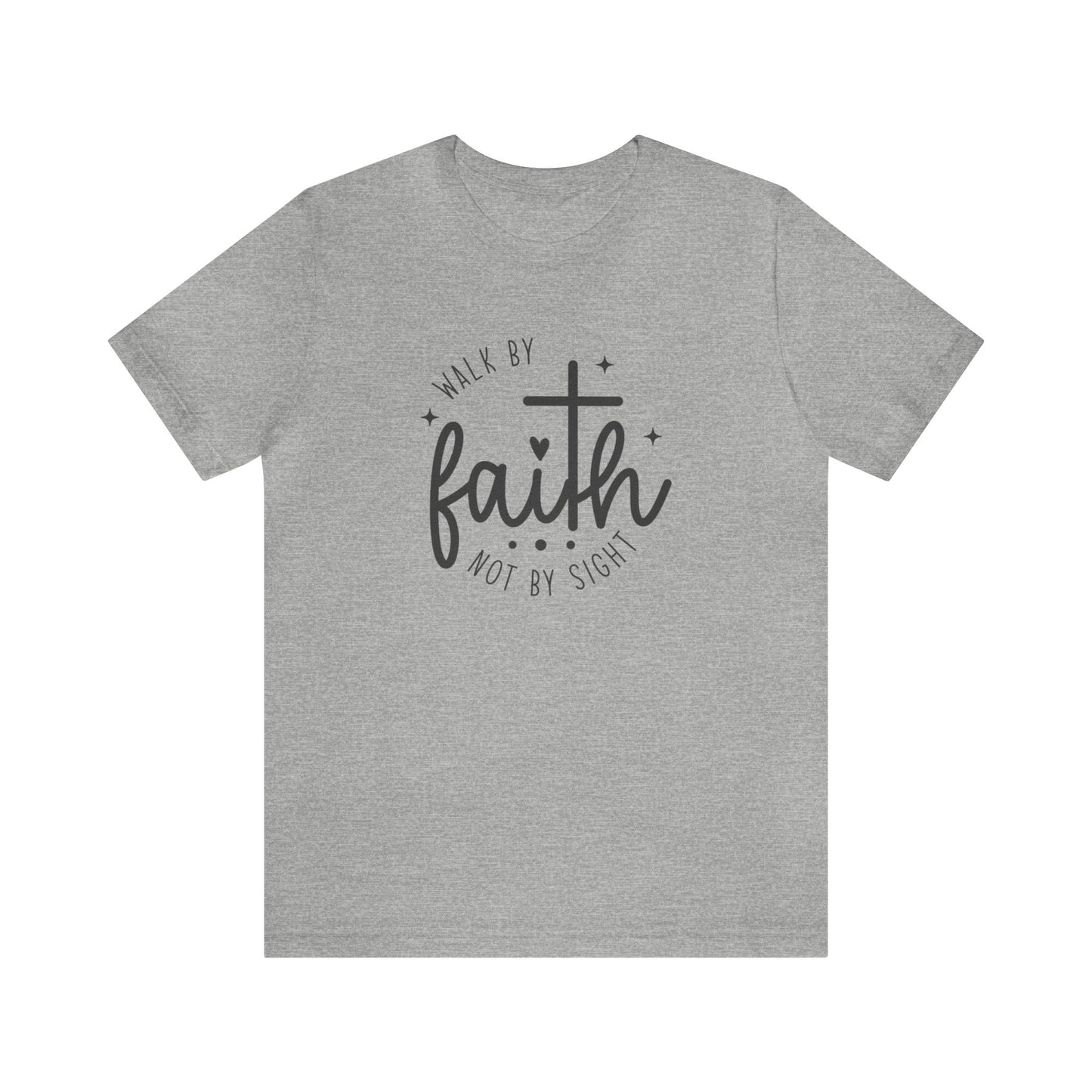 Unisex Jersey Short Sleeve Tee- Walk by Faith