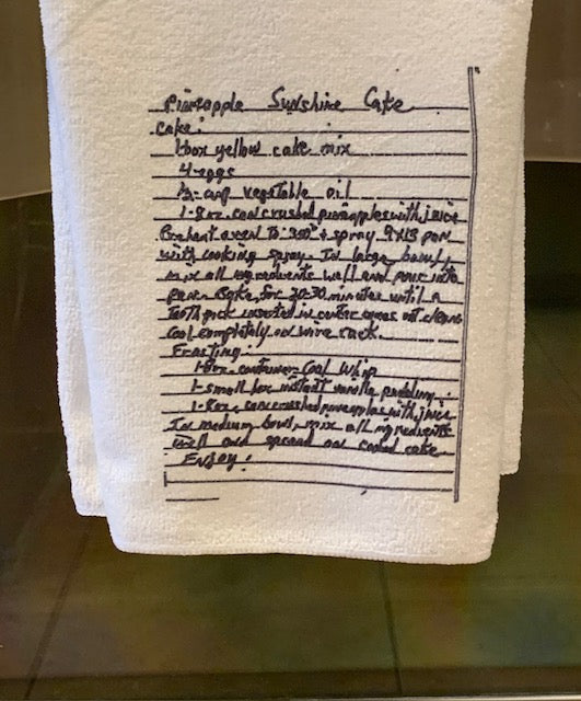 Personalized Dish Towel