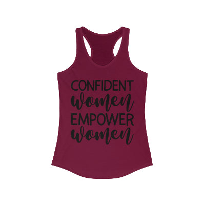 Women's Ideal Racerback Tank- Confident Women